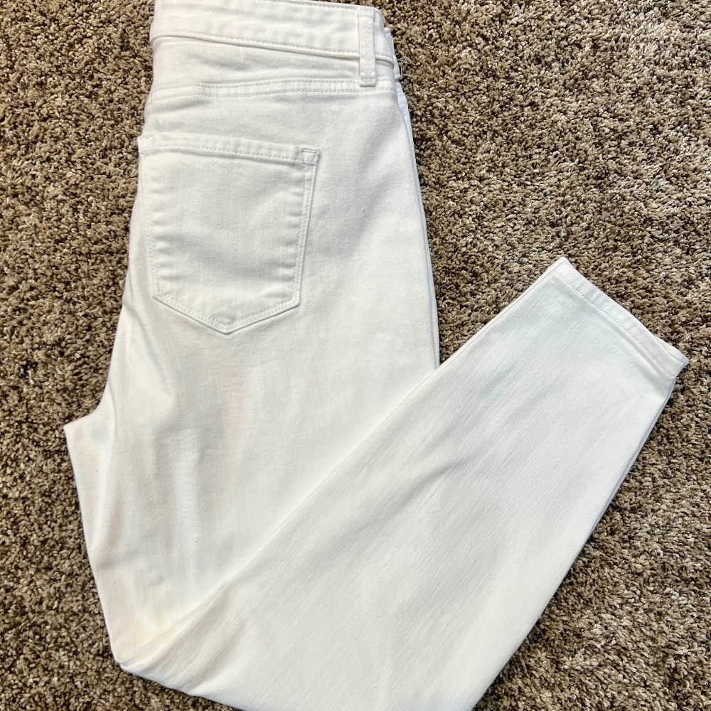 TALBOTS HIGH WAISTED JAGGING ANKLE LENGTH PANT